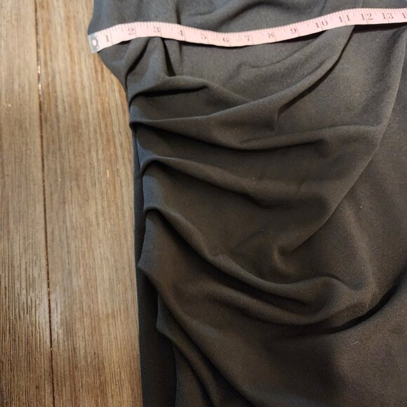 Nikki Lund Dida Funnel Neck Cocktail Dress NWT Black Med - Picture 6 of 12